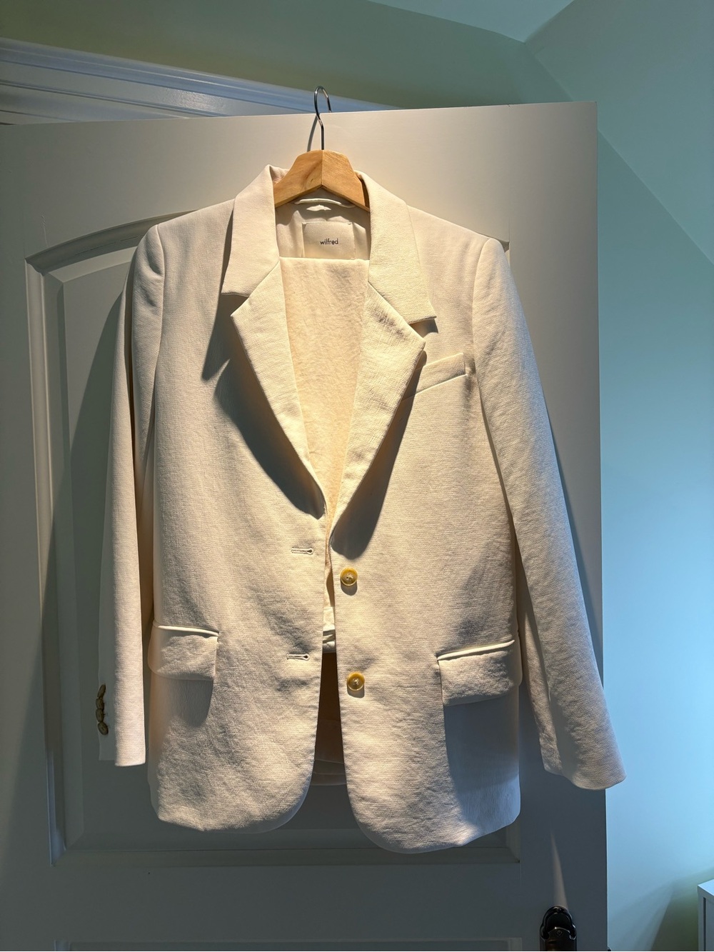 Wilfred Cream Blazer Jacket